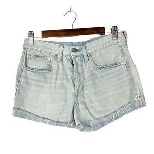 Urban Outfitters BDG Light Wash Tomgirl Denim Cut Off Shorts 26